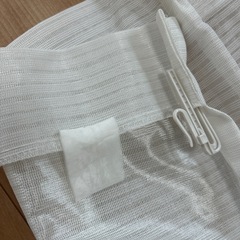 ニトリ レースカーテン ホワイト ミラー レース ソーラ 100×198 2枚の画像