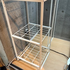 終了　IKEAヨースタイン　スチールラックの画像