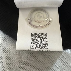 MONCLER 黒 ニット帽の画像
