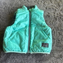 リバーシブルベスト中綿入り　110の画像