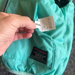 リバーシブルベスト中綿入り　110の画像