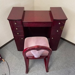 レトロ 三面鏡ドレッサーの画像