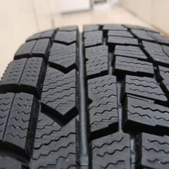 4本  155/80R13 ダンロップスタッドレスタイヤ・鉄ホイール の画像