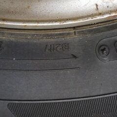 4本  155/80R13 ダンロップスタッドレスタイヤ・鉄ホイール の画像
