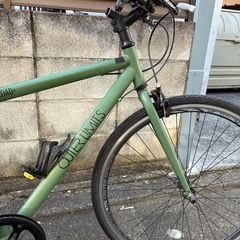 自転車屋で買ったクロスバイクの画像