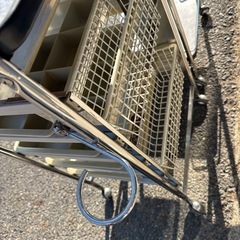 オオヒロ　サロン用ワゴン　ヤケ、サビあり　2セットの画像