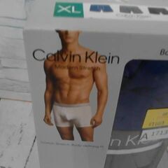  71893 カルバンクライン メンズ 3pack トランクス パンツ　XL　A17130の画像
