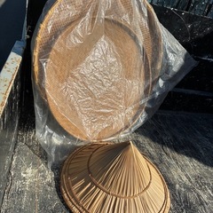 クバ傘　干しざるの画像