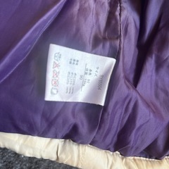 西松屋　ベージュの中綿入りジャンバー　90の画像