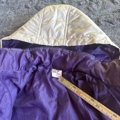 西松屋　ベージュの中綿入りジャンバー　90の画像