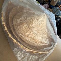 クバ傘　干しざるの画像