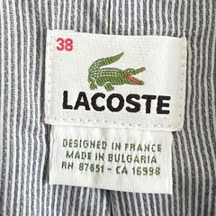 Lacoste ジャケット 38の画像