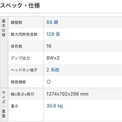 電子ピアノ CASIOPrivia PX-730BK の画像