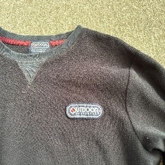 OUTDOOR トレーナー2枚 Lサイズ ブラックの画像