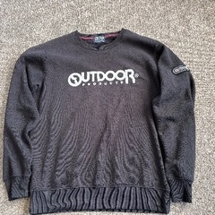 OUTDOOR トレーナー2枚 Lサイズ ブラックの画像