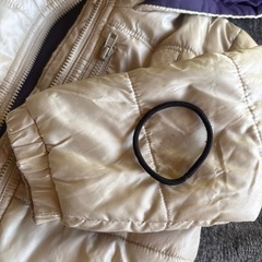 西松屋　ベージュの中綿入りジャンバー　90の画像