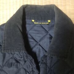 メンズ キルティングハーフコート ブラック Lの画像