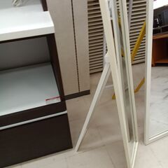 リユースのサカイ栃木店★ジモティ割あり★  ミラー ホワイト W27×D42×H147 クリーニング済み TC11602の画像