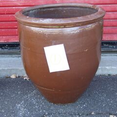 【紋別市発】水瓶　大型陶器 水瓶　水かめ 水鉢 古道具 古民家 ...