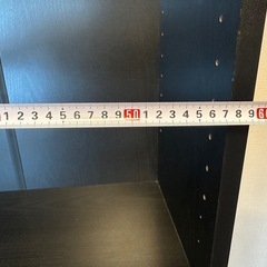 【お譲りします！】本棚　ブラックの画像
