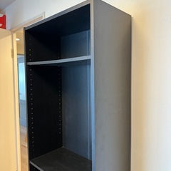 【お譲りします！】本棚　ブラックの画像