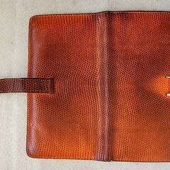HERMES　エルメス■ベアン リザード 長財布 二つ折り財布 2014年  の画像