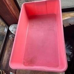 収納ケース　蓋なし➕収納カゴ2点　ピンク系の画像