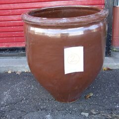 ②【紋別市発】水瓶　大型陶器 水瓶　水かめ 水鉢 古道具 古民家...