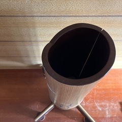 竹細工華台富士山と徳川家康訓　自作品の画像