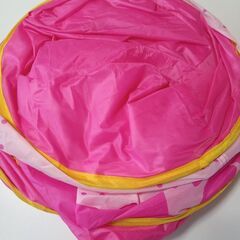 キッズお城風テントピンク🩷の画像