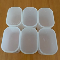 無印良品 コットン・綿棒ケース 6個セットの画像