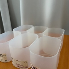 無印良品 コットン・綿棒ケース 6個セットの画像