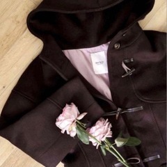Her lip to ロングダッフルコートの画像