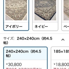 カーペット　絨毯 　新品半額！の画像