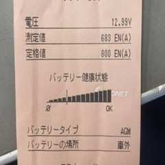 HONDA純正アイドリングストップ用バッテリーの画像