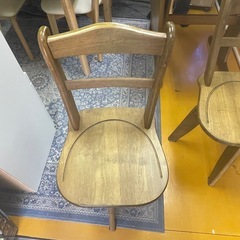 【リサイクルサービス八光】幅72-100㎝　バタフライテーブル　2人掛けダイニングセットの画像