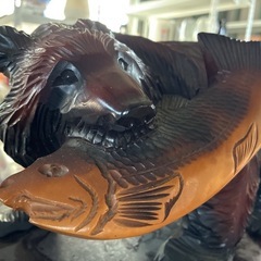 木彫りの熊　約30cmの画像