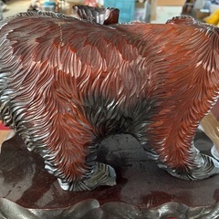 木彫りの熊　約30cmの画像