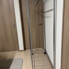 ルミナス ハンガーポール付き メタルラックの画像