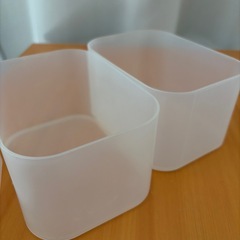 無印良品　再生ポリプロピレン入りメイクボックス　１／２横ハーフの画像