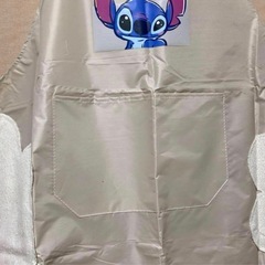 《新品未使用/訳ありあり》エプロン キャラクター 防水 ベージュの画像