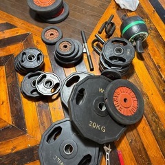 筋トレ道具一式の画像