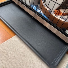 FEANDREA 犬 ケージ 木目調 ウッディサークル の画像