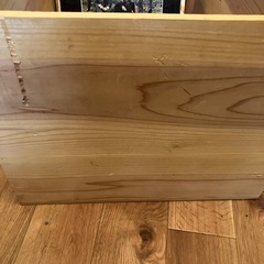 レコードボックス　特注りんご箱　レコードラックの画像