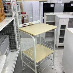 ★リユースのサカイ千葉中央店★  レンジ台 ホワイト H142×D41×W52 クリーニング済み TC5401の画像