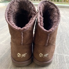 ブラウンブーツ21㎝の画像