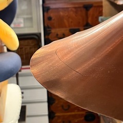 東芝 TOSHIBA ペンダントライト ペンダントランプ 銅 銅板 照明 ヴィンテージ レトロ インダストリアル ランプ 照明器具 ビンテージライト vintage pendant light copper lamp industrialの画像