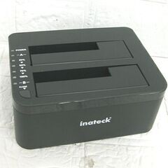 inateck FD2002 パソコンなしでHDDのまるごとコピーが可能！ USB3.0 to Dual SATA HDD with Offline Clone 札幌市 白石店の画像