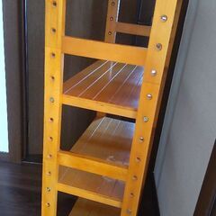 木製棚　4段　差し上げますの画像