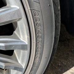 225/45/18 ブリジストン 夏タイヤの画像